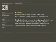 Tablet Screenshot of bausatzgmbh.ch